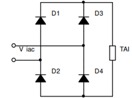 Điện áp ngược cực đại đặt lên mỗi diode là: (A) (ảnh 1)