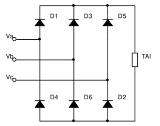 Điện áp ngược trên mỗi diode là: (D) (ảnh 1)