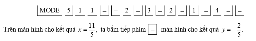 Cặp số ( − 2 ; − 3 ) là nghiệm của hệ phương trình nào sau đây? (ảnh 1)