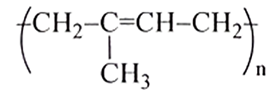 Cho polymer thiên nhiên X được lấy từ mủ cây cao su, có công thức cấu tạo như sau:  Bằng phương pháp hoá học có thể tổng hợp được X bằng phản ứng trùng hợp từ (ảnh 1)