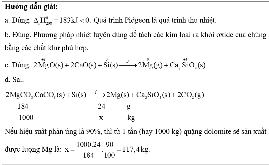 Magnesium \(({\rm{Mg}})\) là kim loại được ứng dụng để tạo các hợp kim nhẹ, bền, đặc biệt là cho ngành công nghiệp sản xuất ô tô và hàng không vũ trụ. Magnesium được sản xuất trong công nghiệ (ảnh 1)