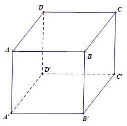 Cho hình hộp ABCD.A'B'C'D'. Mệnh đề nào sau đây là sai? (ảnh 1)
