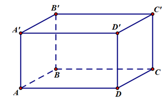 Cho hình hộp ABCD.A'B'C'D'. Chọn khẳng định đúng (ảnh 1)