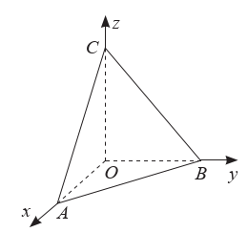 Trong không gian Oxyz, cho ba điểm A(a;0;0),B(0;b;0),C(0;0;c) với a, b, c đều khác 0 . Viết phương trình mặt phẳng (P) đi qua ba điểm A, B, C. (ảnh 1)