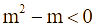So sánh m^2 và m nếu 0 < m < 1 (ảnh 1)