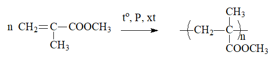 Poly (methyl methacrylate), là một loại nhựa tổng hợp có ứng dụng rộng rãi trong cuộc sống hàng ngày. Với nhiều tính năng nổi bật, nhựa poly (methyl methacrylate) đã trở thành một phần không thể thiếu trong nhiều lĩnh vực sản xuất. a. Poly (methyl methacrylate) được tổng hợp bằng phương pháp trùng ngưng. b. Phương trình tổng hợp poly (methyl methacrylate) như sau:   c. Poly (methyl methacrylate) cũng có tên gọi khác là thủy tinh hữu cơ. d. Nhựa poly (methyl methacrylate) có nhiều ứng dụng rộng rãi trong đời sống. (ảnh 1)
