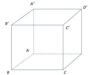 (Đúng hay sai) Cho hình hộp ABCD.A'B'C'D'. Các véc tơ có điểm đầu và điểm cuối là các đỉnh của hình hộp và bằng véc tơ AB là DC; A'B'; D'C' (ảnh 1)