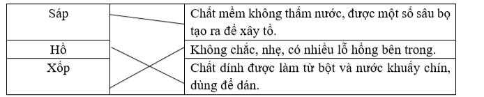 Nối từ với cách giải nghĩa phù hợp. (ảnh 1)