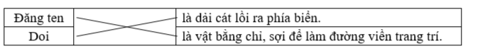 Nối từ ngữ với nghĩa phù hợp. (ảnh 1)