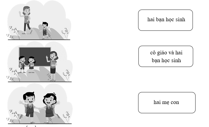 Trong mỗi bức tranh sau có những ai? (ảnh 1)