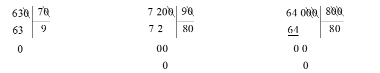 Đặt tính rồi tính:  630 : 70 (ảnh 1)