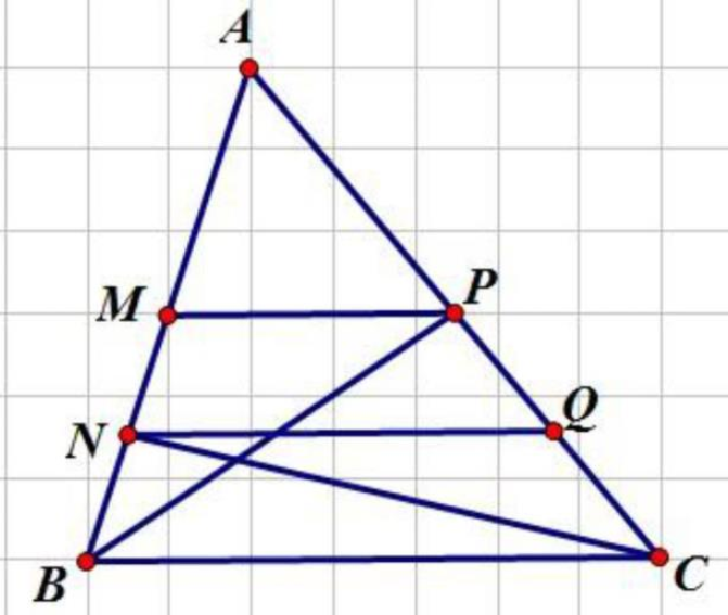 Tính diện tích tứ giác MPQN. (ảnh 1)