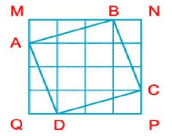 Bạn hãy cắt một hình vuông có diện tích bằng 5/8 diện tích của một tấm bìa hình vuông cho trước. (ảnh 1)