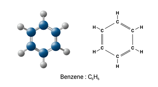 Số nguyên tử carbon và hydrogen trong benzene lần lượt là: (ảnh 1)