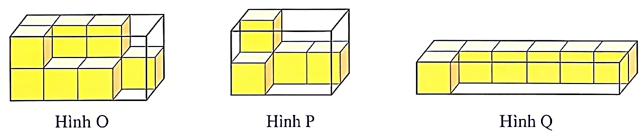 a) Để xếp đầy hình O cần thêm .... hình lập phương. (ảnh 1)