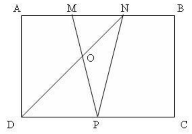Tính diện tích hình chữ nhật ABCD. (ảnh 1)