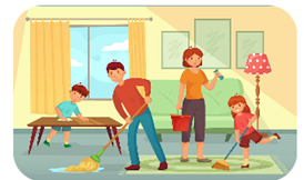Tìm từ ngữ chỉ hoạt động của mỗi người có trong tranh.    (ảnh 1)
