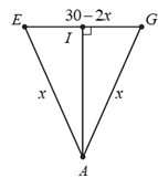 (Đúng hay sai) Thể tích khối trụ được tính bằng công thức V = 30S trong đó S là diện tích của tam giác   (ảnh 1)