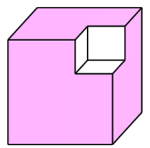          a) Thể tích của khối lập phương ban đầu là \({\left( {2x - 1} \right)^3}{\rm{ }}\left( {{\rm{c}}{{\rm{m}}^3}} \right).\)           b) Thể tích của khối hình lập phương bị cắt bỏ là \({\left( {2x - 3} \right)^3}{\rm{ }}\left( {{\rm{c}}{{\rm{m}}^3}} \right).\)           c) Đa thức biểu diễn phần thể tích còn lại sau khi cắt bỏ là \(24{x^2} - 48x + 26{\rm{ }}\left( {{\rm{c}}{{\rm{m}}^3}} \right).\)           d) Độ dài của cạnh khối lập phương ban đầu là \(3{\rm{ }}\left( {{\rm{cm}}} \right).\) (ảnh 1)
