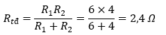 Cho mạch điện như hình vẽ. Biết ξ1 = 48 V, ξ2 = 36 V, r1 = 0,4 Ω , r2 = 0,2 Ω; R1 = 4 Ω ; R2 = 6 Ω . Bỏ qua điện trở của dây dẫn. (ảnh 1)