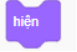  Bạn muốn nhân vật Bánh được ẩn đi khi bắt đầu trò chơi và chỉ hiện ra khi được Robot tìm thấy. Để làm được điều này, khối lệnh nào được đặt ở đầu kịch bản của nhân vật Bánh? (ảnh 1)