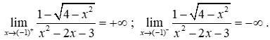 (Trả lời ngắn) Đồ thị hàm số y = 1-4-x^2/x^2-2x-3 có số đường tiệm cận đứng là m và số đường tiệm cận ngang là n. Giá trị của m + n là (ảnh 2)