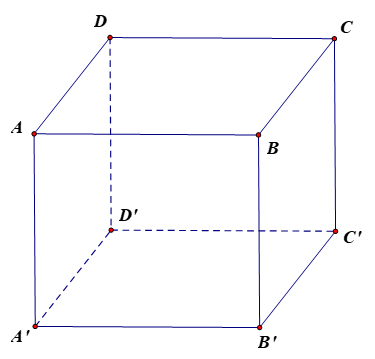 Cho hình hộp chữ nhật ABCD.A'B'C'D' có AB = a; \(AD = a\sqrt 3 \); AA' = 2a. Khi đó:
(a) \(\overrightarrow {AB'} + \overrightarrow {CD'} = \overrightarrow 0 \).
(b) \(\overrightarrow {A'D} + (ảnh 1)
