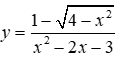 (Trả lời ngắn) Đồ thị hàm số y = 1-4-x^2/x^2-2x-3 có số đường tiệm cận đứng là m và số đường tiệm cận ngang là n. Giá trị của m + n là (ảnh 1)