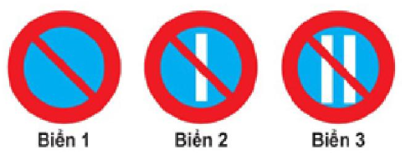 Gặp biển nào người lái xe không được đỗ xe vào ngày chẵn?  A. Biển 1. B. Biển 1 và 3. C. Biển 2 và 3. (ảnh 1)