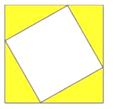          a) Tổng chiều dài các thành kim loại làm khung là 168 cm nên \(4x + 4y = 168\).           b) Đa thức biểu diễn phần diện tích không gắn ảnh là \(S = {x^2} - {y^2}\).           c) Độ dài cạnh của hình vuông lớn là \(18\) cm.           d) Diện tích phần được gắn ảnh lớn hơn 300 cm2. (ảnh 1)