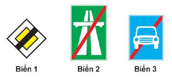 Trong các biển báo dưới đây biển nào báo hiệu 