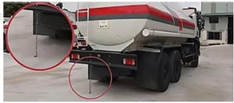 Các xe chở xăng, dầu thường có một đoạn dây xích thả xuống mặt đường. (ảnh 1)