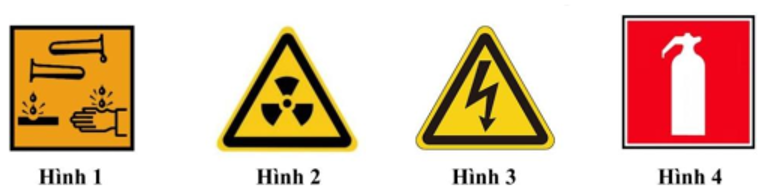 Trong các biển báo sau, biển nào cảnh báo nguy hiểm về điện? (ảnh 1)