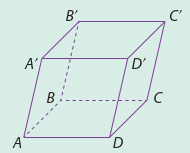 Cho hình hộp ABCD.A'B'C'D' (Hinh 5.17), đường thẳng d đi qua hai điểm A và C. Tìm bốn vectơ có điểm đẩu và điểm cuối trong các đỉnh (ảnh 1)