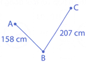 Tính độ dài mỗi đường gấp khúc sau: (ảnh 1)