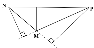 Dùng ê-ke, thước thẳng để vẽ các đường cao của tam giác MNP. (ảnh 2)