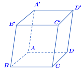 Cho hình hộp \(ABCD.A'B'C'D'\). Hai vectơ nào sau đây cùng phương? (ảnh 1)