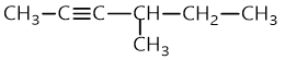 Alkyne dưới đây có tên gọi là    (ảnh 1)