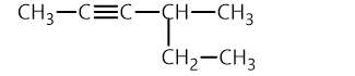 Alkyne dưới đây có tên gọi là    (ảnh 1)