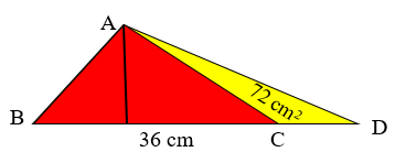 Tính diện tích tam giác ABC (ảnh 1)