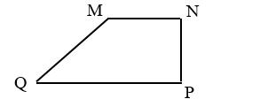 d) Cho hình thang MNPQ (như hình vẽ). Khẳng định không đúng là: (ảnh 1)