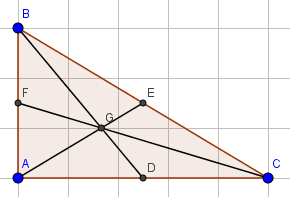 Gọi \[G\]là trọng tâm tam giác vuông \[ABC\;\]với cạnh huyền \[BC  =  12\]. Vectơ \[\overrightarrow {GB}  - \overrightarrow {CG} \] có độ dài bằng bao nhiêu? A.\[2\].	B.\[4\].	C. \[8\].	D.\[2\sqrt 3 \]. (ảnh 1)