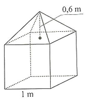 d) Lượng nước cần dùng để làm khối bê tông đó là \(0,185{\rm{ }}{{\rm{m}}^3}.\) (ảnh 1)