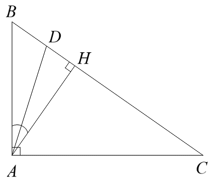 Chứng minh \(\Delta ADC\,\) cân. (ảnh 1)