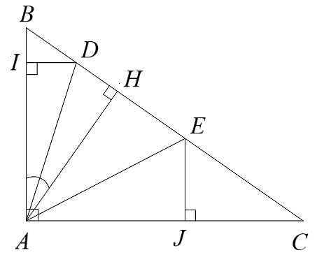 Chứng minh \(\Delta ADC\,\) cân. (ảnh 2)