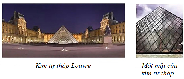 Tính thể tích của kim tự tháp Louvre. (ảnh 1)