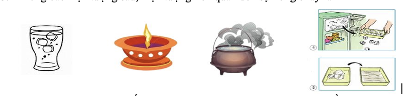 Trong các hiện tượng sau, hiện tượng liên quan đến sự nóng chảy là (ảnh 1)