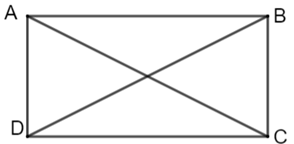 Cho hình chữ nhật ABCD có BD = 7 cm. Khi đó:  (ảnh 1)