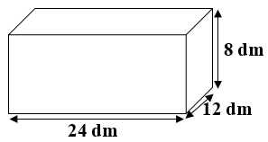 Điền số khối hình lập phương cạnh 4 cm cần dùng để xếp đầy các hình hộp dưới đây: (ảnh 4)