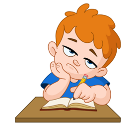 Read and choose the correct picture.
- How are you?
- I am bored.
   (ảnh 4)